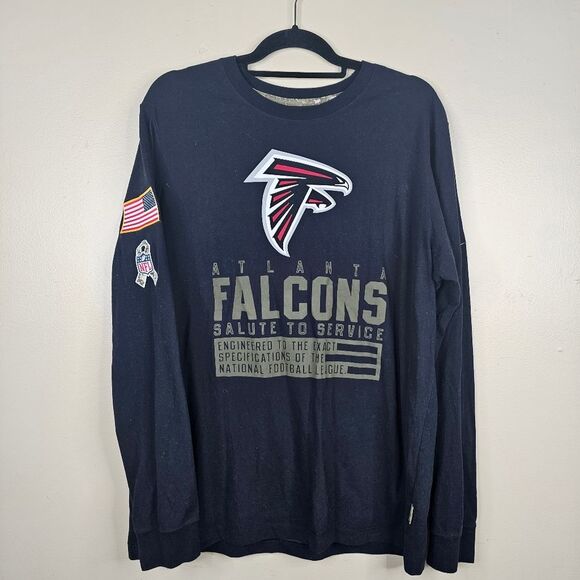 2020 ATLANTA FALCONS Nike Salute to Service Sideline Performance TShirt size xl - Picture 1 of 9